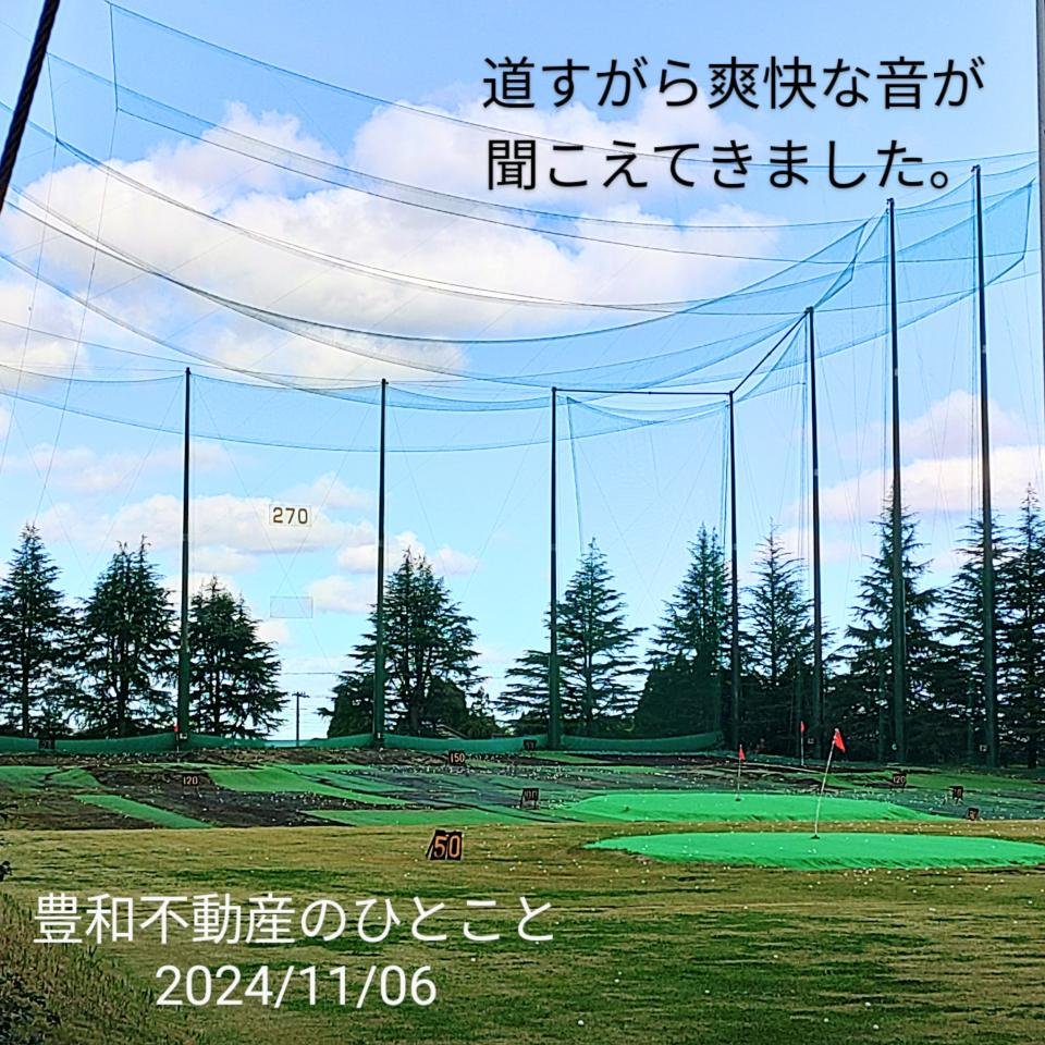 道すがら爽快な音が聞こえてきました。2024/11/06